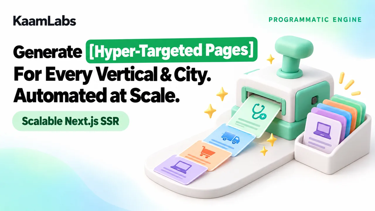 B2B Programmatic Landing Page Engine